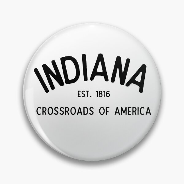 Item preview, Indiana - The Crossroads of America designed and sold by stateofmyheart.