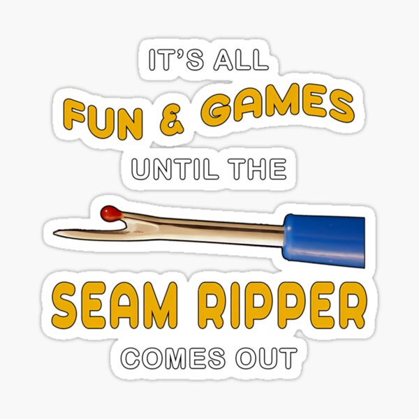 Item preview, Sewing Quilting Seam Ripper Humor Relaxed Fit 	 designed and sold by yhxjoksh14.