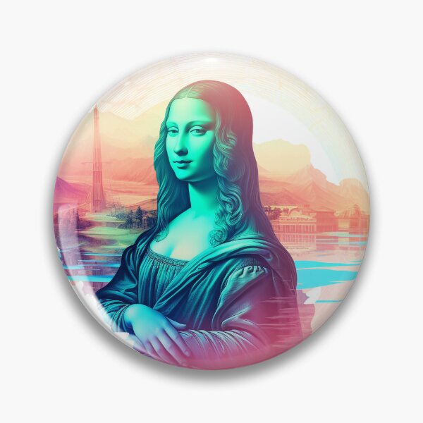 Item preview, Mona Lisa Vaporwave designed and sold by Moteup.