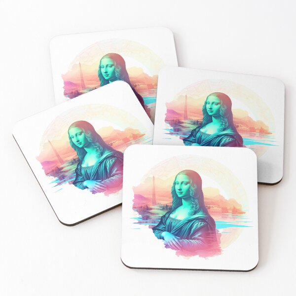 Item preview, Mona Lisa Vaporwave designed and sold by Moteup.