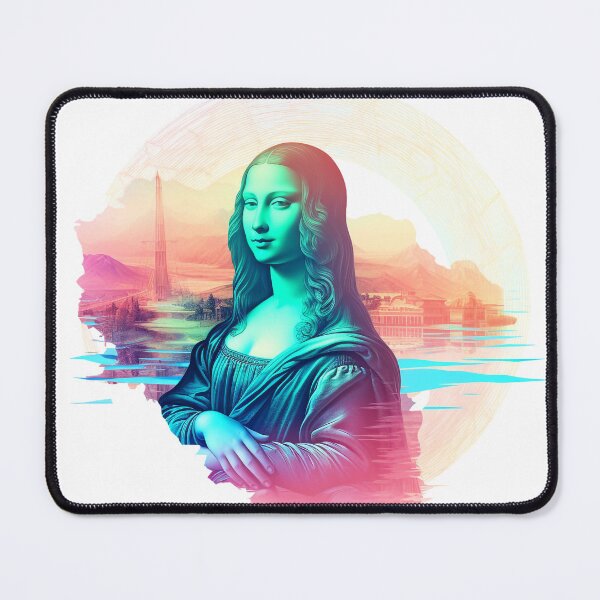 Item preview, Mona Lisa Vaporwave designed and sold by Moteup.