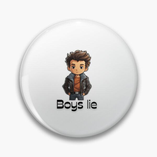 Item preview, Boys Lie 1980s boy with black leather jacket on  designed and sold by gardnerdicki.