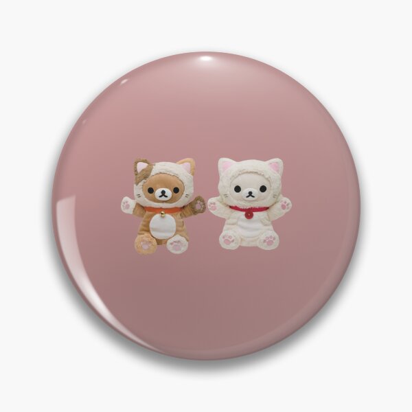 Item preview, Rilakkuma and korilakkuma in cat suits designed and sold by GemmaSk.