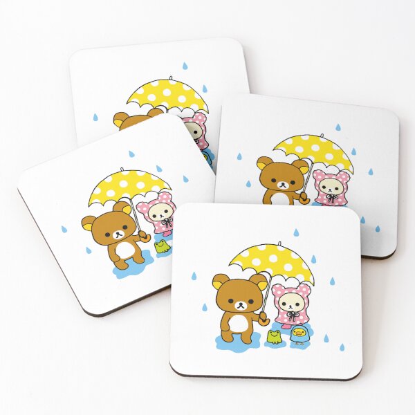 Item preview, Rilakkuma And Korilakkuma In The Rain designed and sold by GemmaSk.