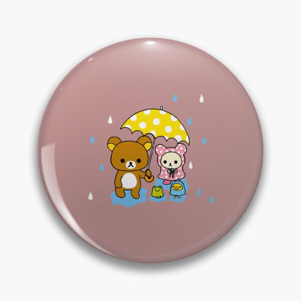 Item preview, Rilakkuma And Korilakkuma In The Rain designed and sold by GemmaSk.