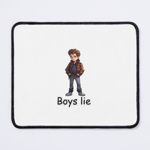 Item preview, Boys Lie 1980s boy with jacket onand brown hair designed and sold by gardnerdicki.