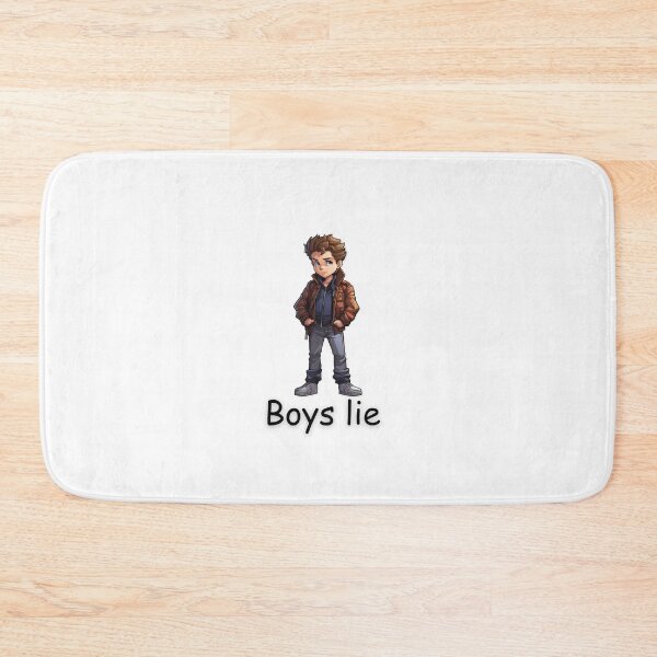 Item preview, Boys Lie 1980s boy with jacket onand brown hair designed and sold by gardnerdicki.