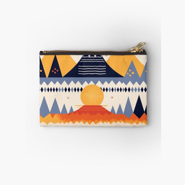 Item preview, Southwest Colors Pattern Mountains Hills Sun Moon designed and sold by RoguePixel.