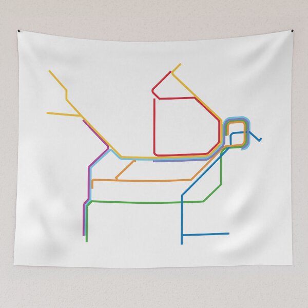 Item preview, Sydney Train Map designed and sold by emilystp23.
