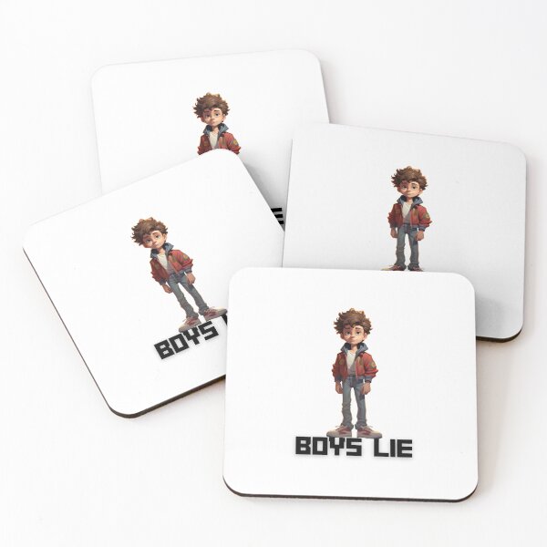 Item preview, Boys Lie boy boy with jacket on  designed and sold by gardnerdicki.
