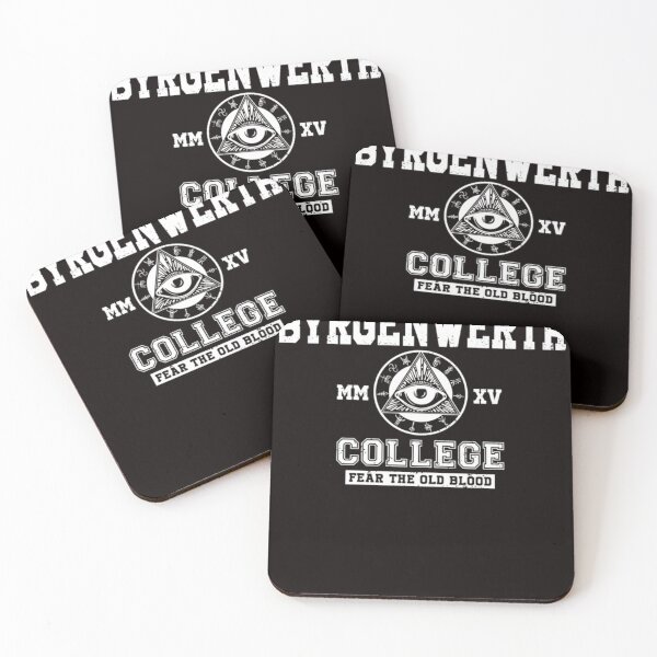 Item preview, Byrgenwerth College White Text designed and sold by MELIAIAMOND.