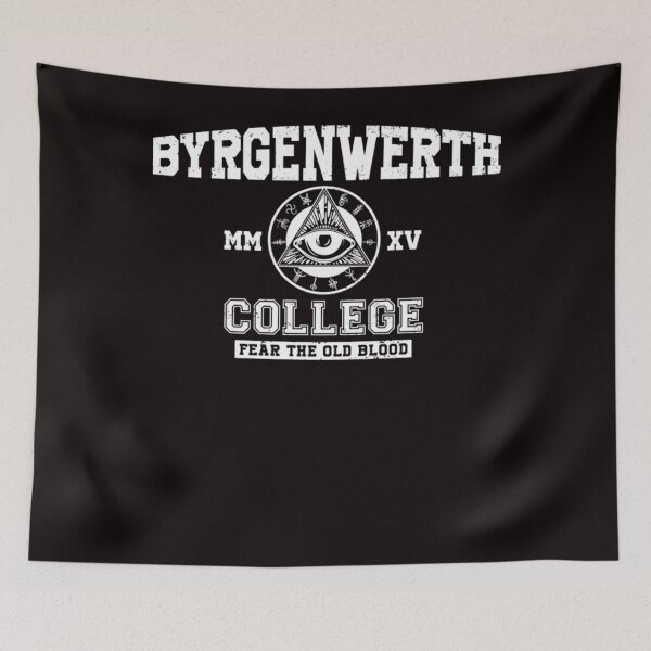 Item preview, Byrgenwerth College White Text designed and sold by MELIAIAMOND.