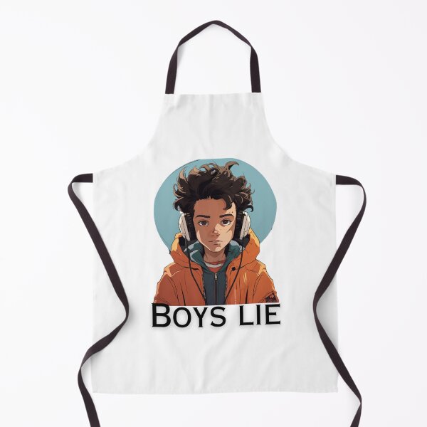 Item preview, Boys Lie boy boywith headphones on designed and sold by gardnerdicki.