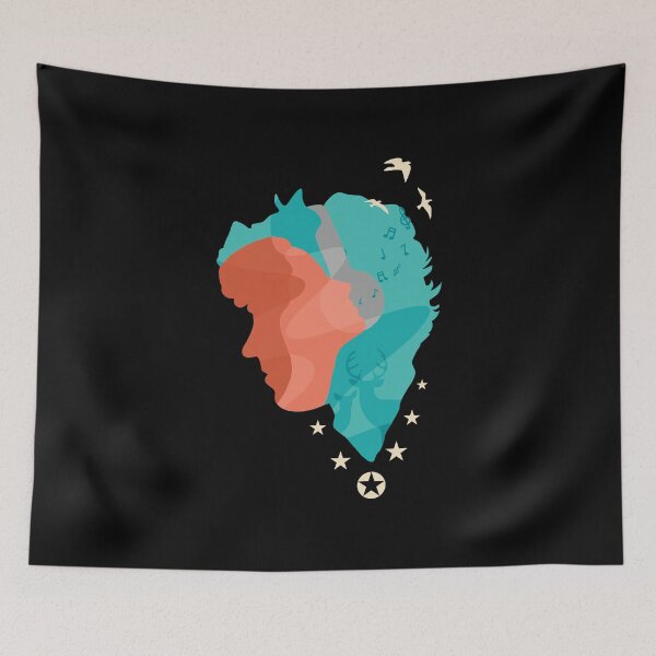 Item preview,  Love, Music, Peace: Harmony Minimalist Art designed and sold by ShubhankarK.
