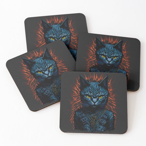 Item preview, Punk Funk Cute Cat Design designed and sold by MoxieVibe.