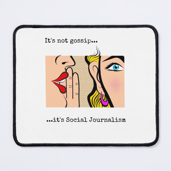 Item preview, Who Loves Movie It_s Not Gossip Social Journalism Cute Photographic designed and sold by TodaysTrendyTe.