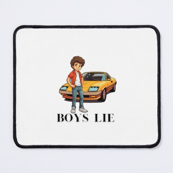 Item preview, Boys Lie boy with orange car designed and sold by gardnerdicki.