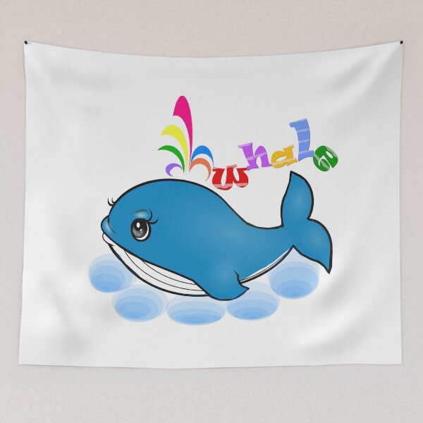 Item preview, to be a footloose and fancy-free whale  designed and sold by Shirley cute art .