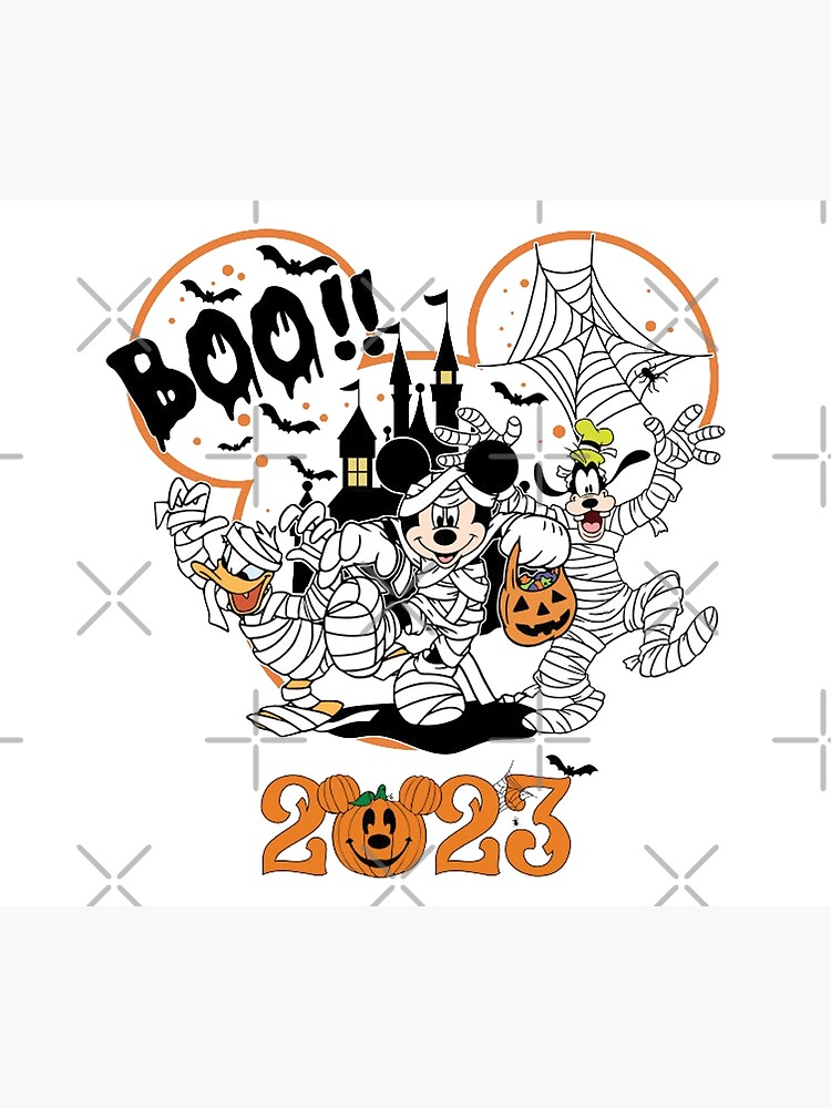 Discover Disney Mickey And Friends Halloween 2023 Throw Blanket