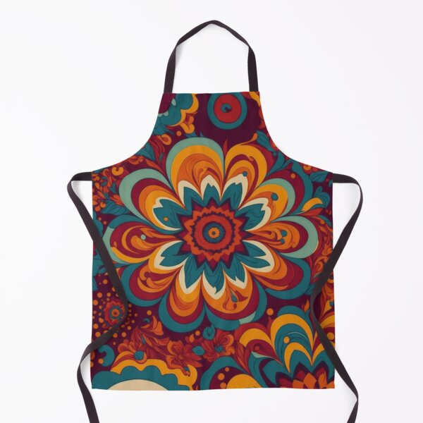 Item preview, Flower Power Colourful Flower Pattern designed and sold by druidwolfart.