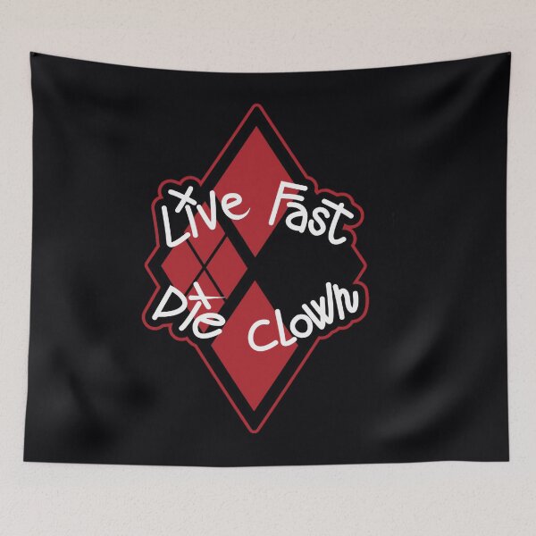 Item preview, live fast die clown - back 	 designed and sold by mzicmlzdvo37.