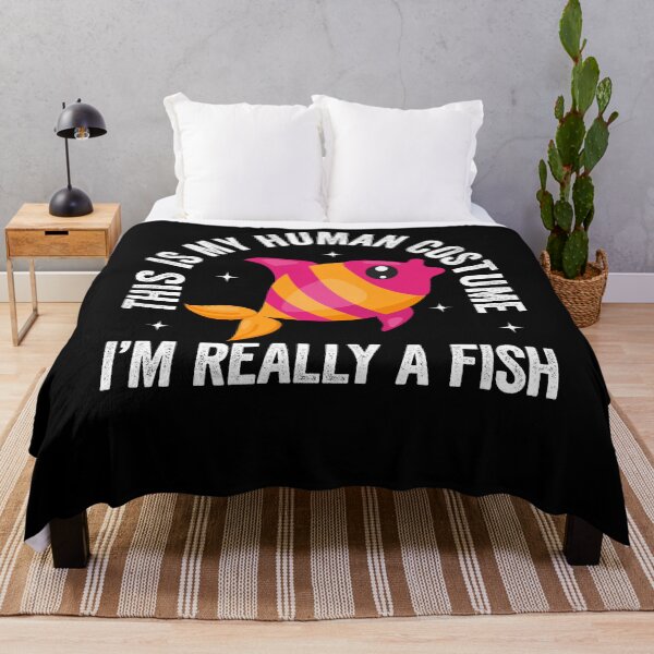 Item preview, This Is My Human Costume I'm Really A Fish Funny Halloween T-shirt designed and sold by KGN  CREATIVITY.