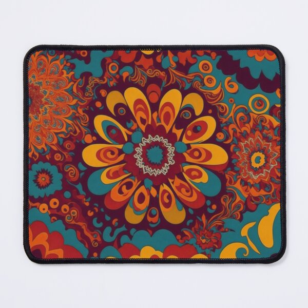 Item preview, Flower Power Colourful Flower Pattern designed and sold by druidwolfart.