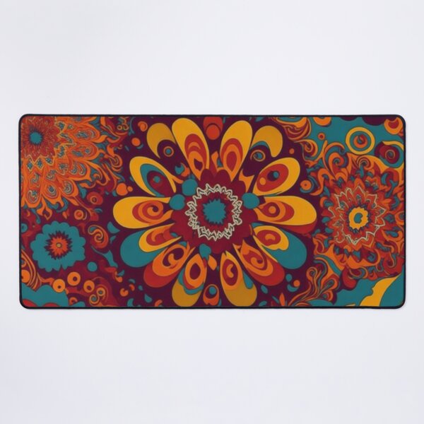 Item preview, Flower Power Colourful Flower Pattern designed and sold by druidwolfart.
