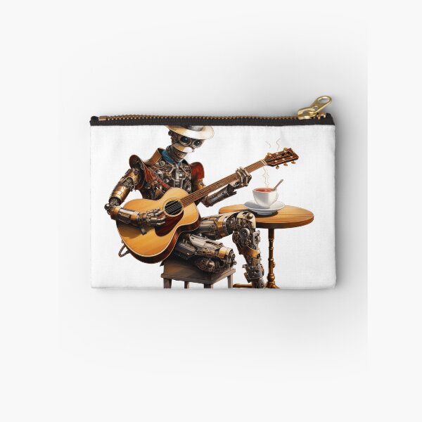 Item preview, Steam Powered Jazz Cafe Band Guitarist designed and sold by SteamJazzCafe.