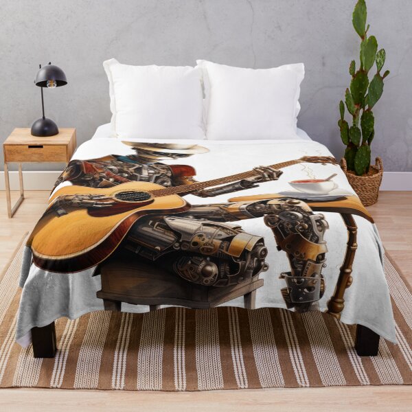 Item preview, Steam Powered Jazz Cafe Band Guitarist designed and sold by SteamJazzCafe.