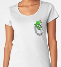 Pocket Yoshi Tshirt Women's Premium T-Shirt