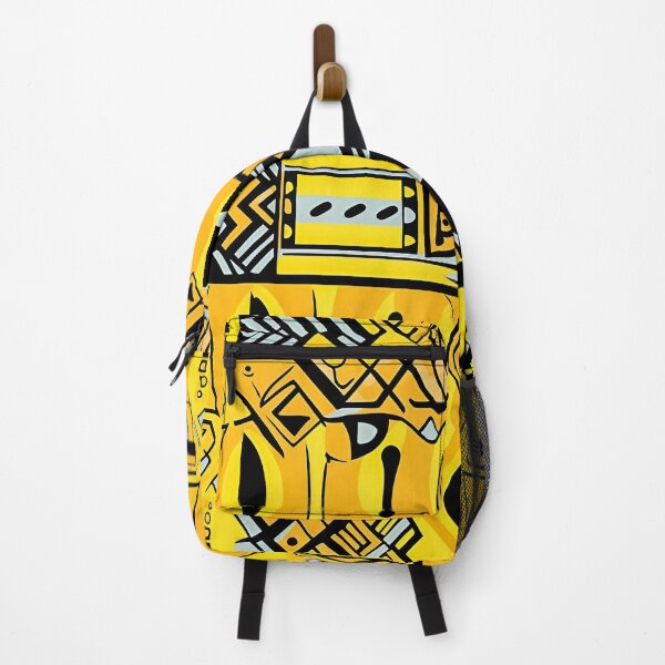 Item preview, Black & Yellow Pan African Pattern designed and sold by CraftCartelArt.