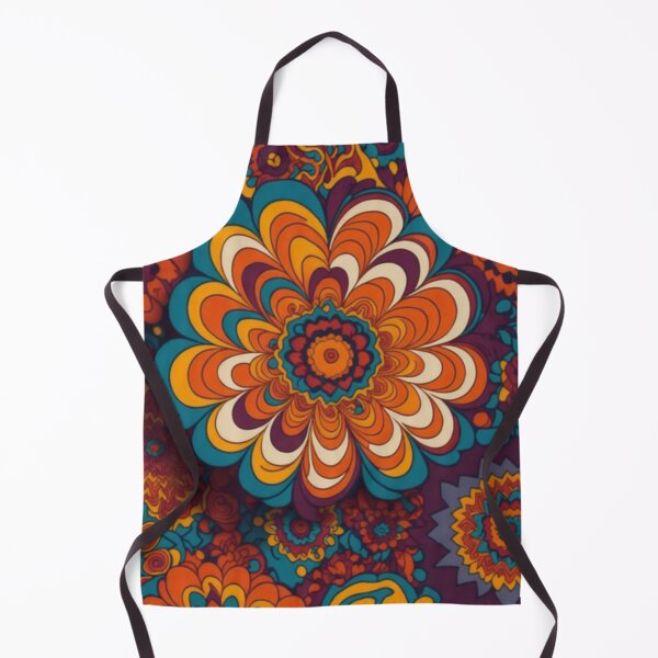 Item preview, Flower Power Colourful Flower Pattern designed and sold by druidwolfart.