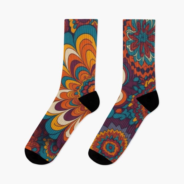 Item preview, Flower Power Colourful Flower Pattern designed and sold by druidwolfart.