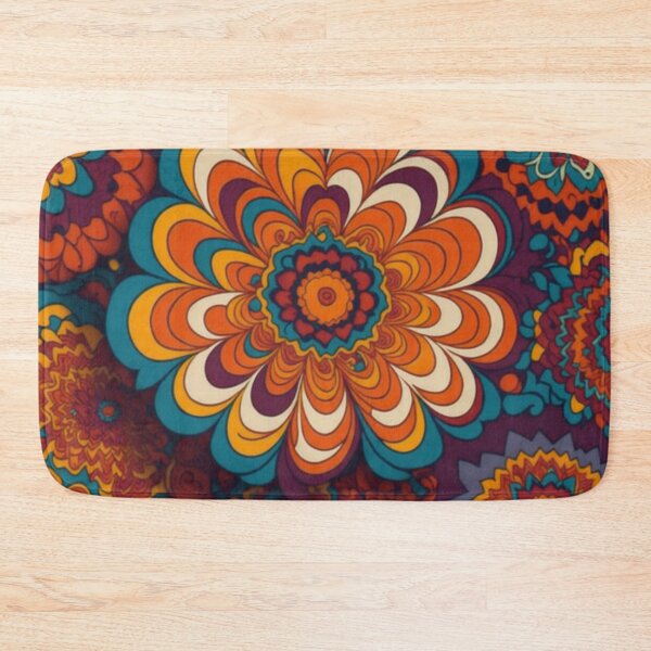 Item preview, Flower Power Colourful Flower Pattern designed and sold by druidwolfart.