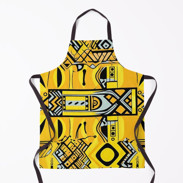 Item preview, Black & Yellow Pan African Pattern designed and sold by CraftCartelArt.