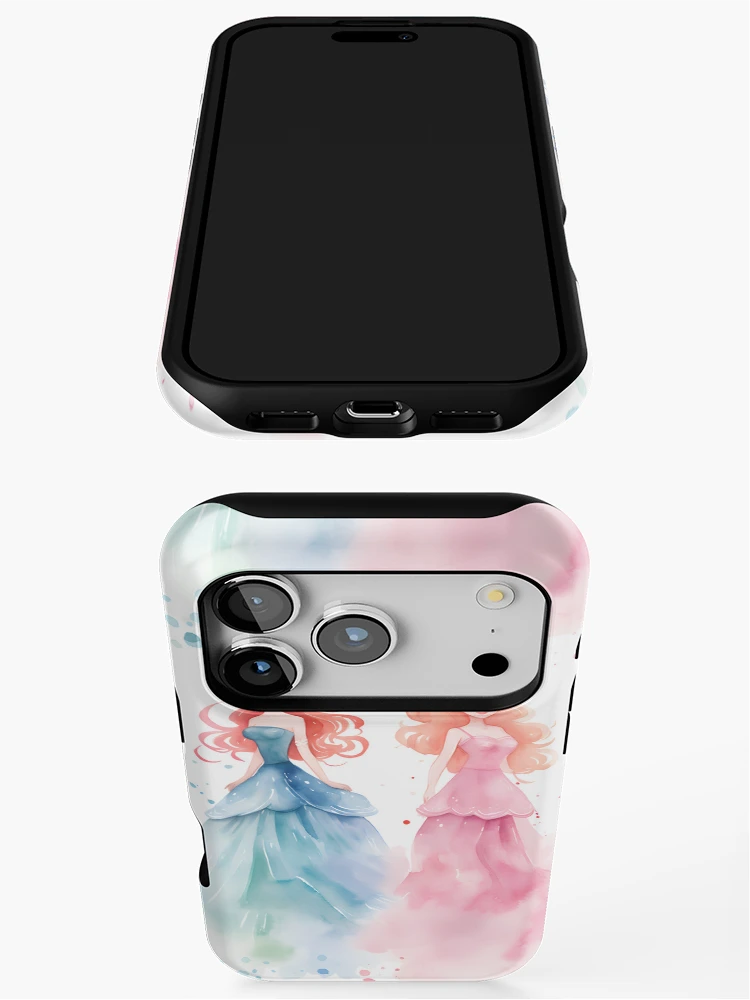 Thumbnail 3 of 4, iPhone Case, Princesses Pattern 25 designed and sold by DigitalPatternx.