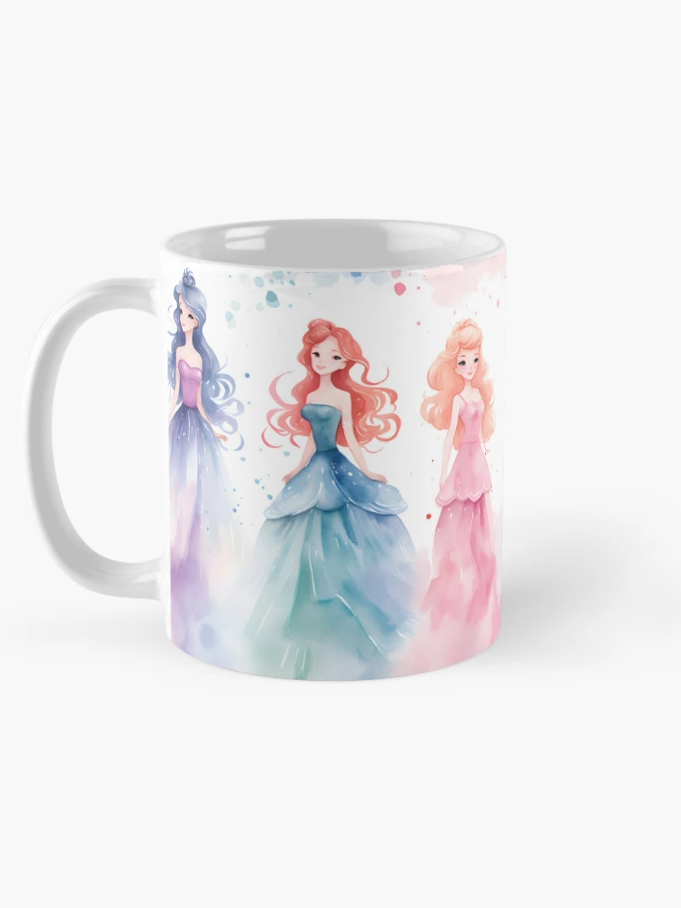 Thumbnail 5 of 6, Coffee Mug, Princesses Pattern 25 designed and sold by DigitalPatternx.