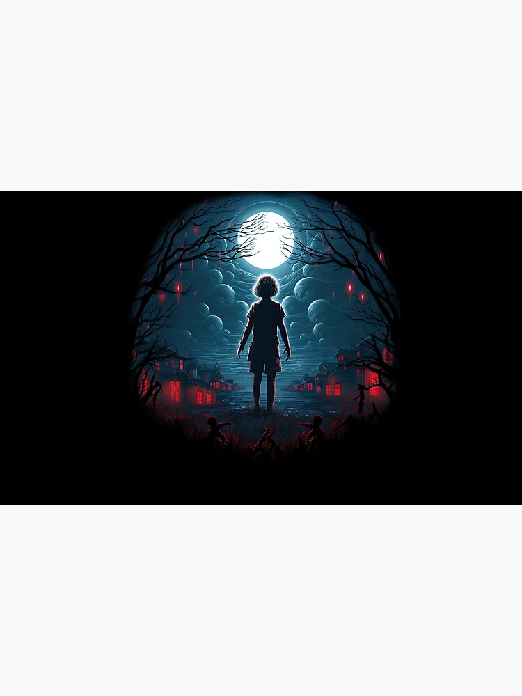 Thumbnail 6 of 6, Pet Bandana, Stranger Things shirt designed and sold by LLartstation.