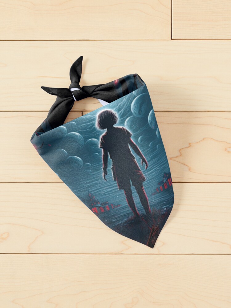 Thumbnail 2 of 6, Pet Bandana, Stranger Things shirt designed and sold by LLartstation.