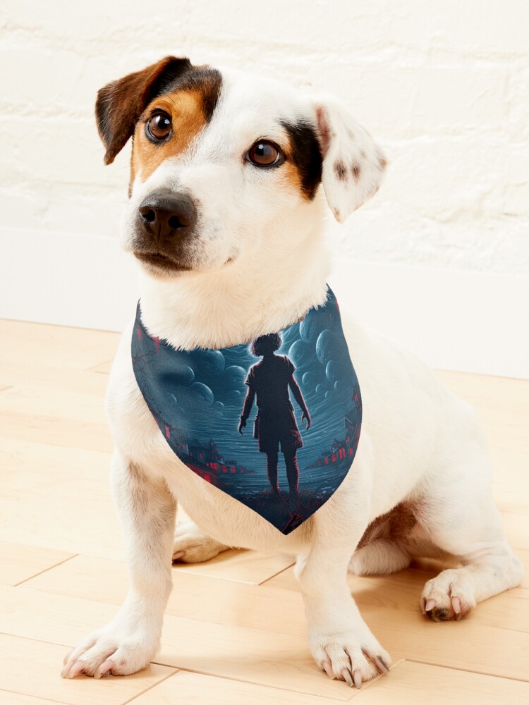 Thumbnail 1 of 6, Pet Bandana, Stranger Things shirt designed and sold by LLartstation.
