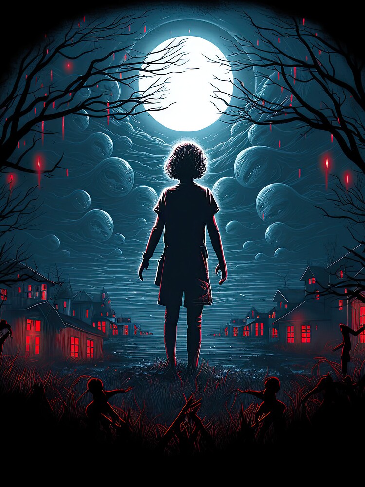 Thumbnail 4 of 4, Mini Skirt, Stranger Things shirt designed and sold by LLartstation.