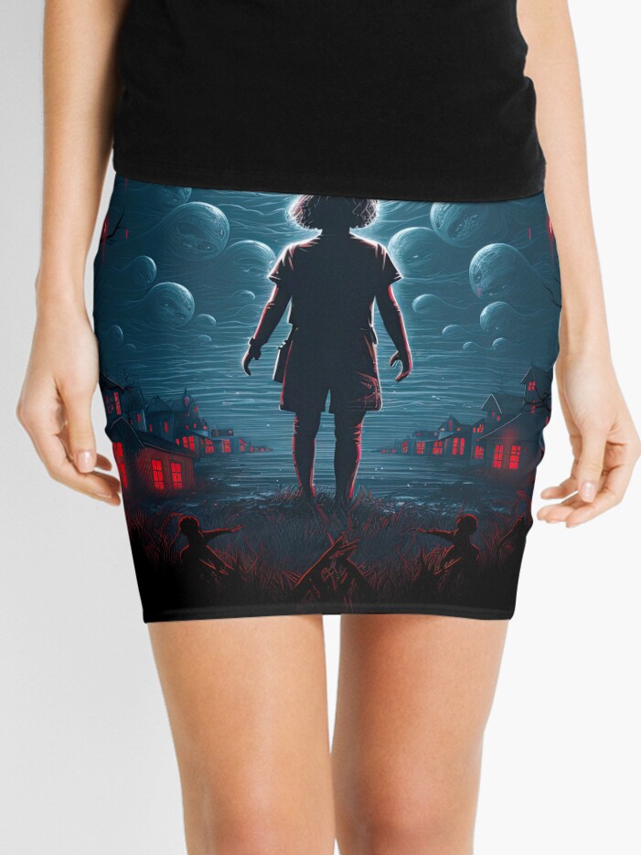 Thumbnail 1 of 4, Mini Skirt, Stranger Things shirt designed and sold by LLartstation.