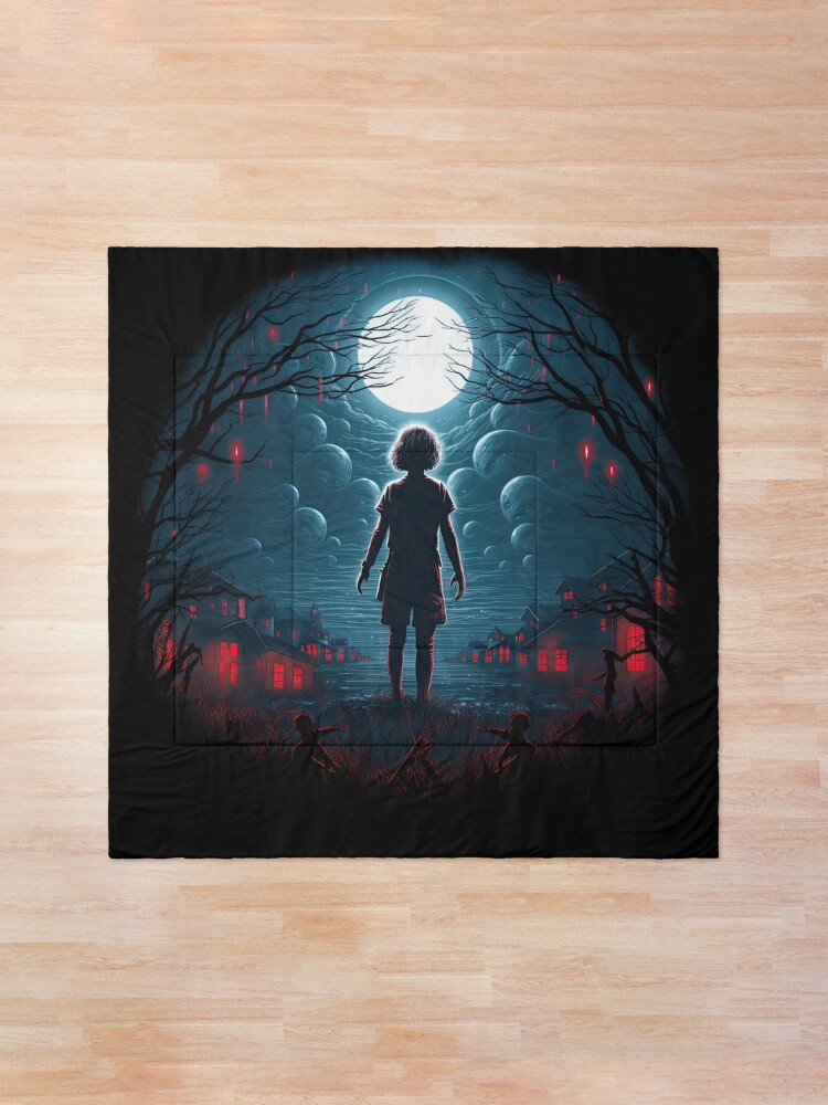 Thumbnail 1 of 6, Comforter, Stranger Things shirt designed and sold by LLartstation.