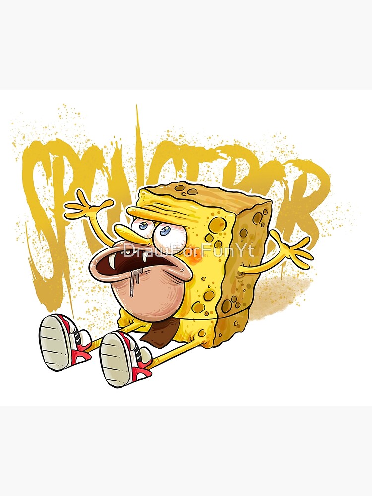sad spongebob squarepants Classic t-shirt Greeting Card for Sale by LoCo05