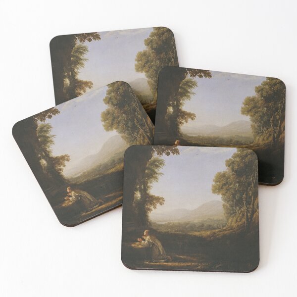 Item preview, Landscape with Saint Mary of Cervelló (Claude Lorrain) designed and sold by ArtHistorical.