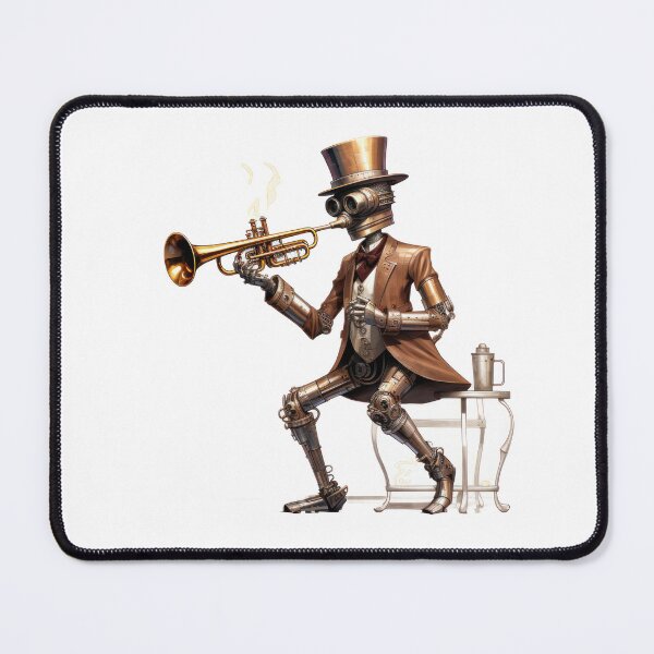 Item preview, Steam Powered Jazz Cafe Band Trumpet designed and sold by SteamJazzCafe.