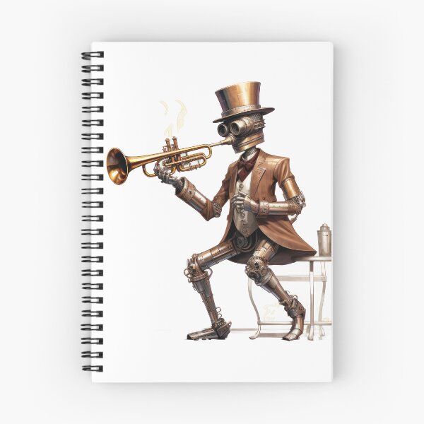 Item preview, Steam Powered Jazz Cafe Band Trumpet designed and sold by SteamJazzCafe.