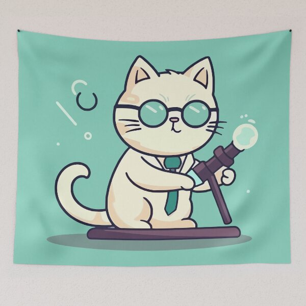 Item preview, Scientist Cat designed and sold by Amir Faysal.