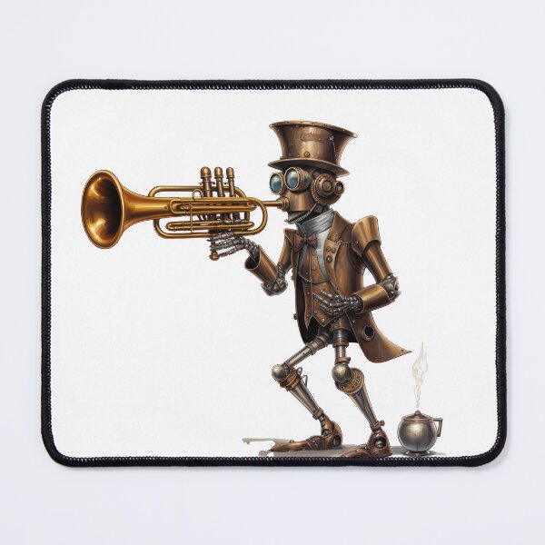 Item preview, Steam Powered Jazz Cafe Band Trumpet designed and sold by SteamJazzCafe.